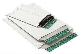 Progress massiefkarton enveloppen 205 x 262 x 30 mm wit met strip