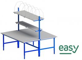 Easy paktafel dubbel 2000 x 900 x 700-950 mm