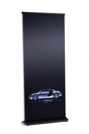 Roll-Up Double DeLuxe black/chrome 85x200