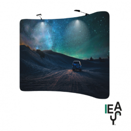 IEASY®Show Tube Zip Wall Curved