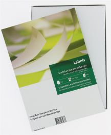 Igepa labels wit 139 x 99 mm ronde hoeken (vel 297x210) 4eti/100