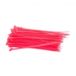 Kabelbinders 300 x 4,8 mm roze