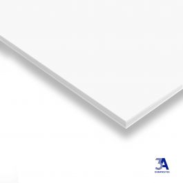 KAPA® plast wit, witte kern 1050 g/m² 1530 mm x 3050 mm 10 mm (8/doos)