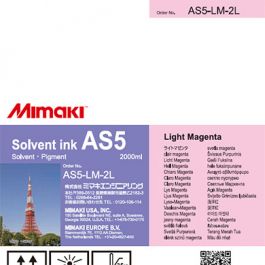 Mimaki AS5 inkt Light Magenta 2L Bulk (AS5-LM-2L)