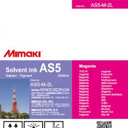 Mimaki AS5 inkt Magenta 2L Bulk (AS5-M-2L)
