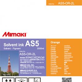 Mimaki AS5 inkt Orange 2L Bulk (AS5-OR-2L)