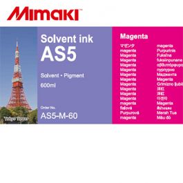 Mimaki AS5 inkt Magenta 600ml (AS5-M-60)