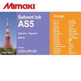 Mimaki AS5 inkt Orange 600ml (AS5-OR-60)