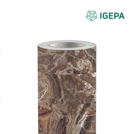 Igepa Newdeco Wallfilm Marble brons DMB1410 1220 mm x 50 M