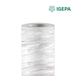 Igepa Newdeco Wallfilm Marble wit DMB1500 1220 mm x 50 M