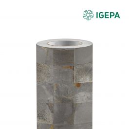 Igepa Newdeco Wallfilm Stone grijs DS1060 1220 mm x 50 M