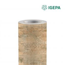 Igepa Newdeco Wallfilm Wood creme DW1850 1220 mm x 50 M