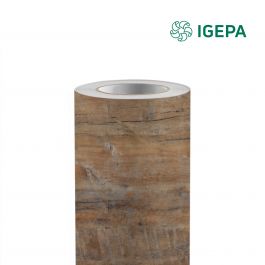 Igepa Newdeco Wallfilm Wood bruin DW2710 1220 mm x 50 M
