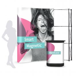 Smart Magnetic Silver 4x3 curved in hard trolleycase
