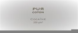 Pur Coton cocaïne 350g/m² 700 x 1000 mm LL