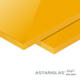 Astariglas® ECO CAST RAL1003 signaalgeel 600 mm x 1000 mm 8 mm