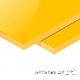 Astariglas® ECO CAST RAL1023 verkeersgeel 2050 mm x 3050 mm 8 mm