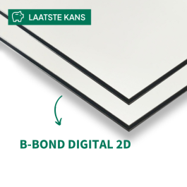 B-Bond digitaal 2D wit mat 980 mm x 2440 mm 6 mm