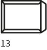 Enveloppen Ordonnans vierkant 120 g/m² 160 x 160 mm zonder venster gegomd zonder binnendruk 245.1001