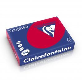 Clairefontaine Trophee intensief 160 g/m² kersenrood 1016 210 x 297 mm LL