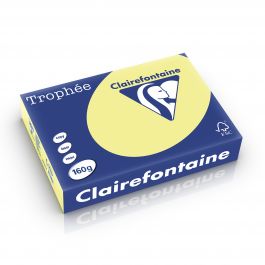 Clairefontaine Trophee pastel 160 g/m² citroengeel 1023 210 x 297 mm LL