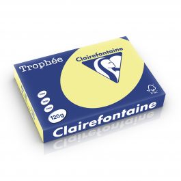 Clairefontaine Trophee pastel 120 g/m² citroengeel 1207 210 x 297 mm LL