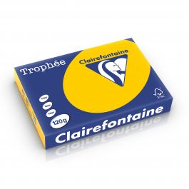 Clairefontaine Trophee intensief zonnebloemgeel 120 g/m² 210 x 297 mm LL 1257
