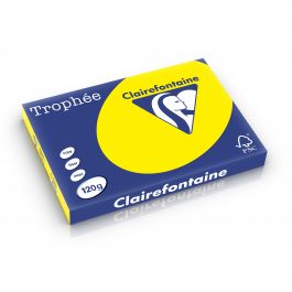 Clairefontaine Trophee intensief zonnegeel 120 g/m² 297 x 420 mm BL 1382