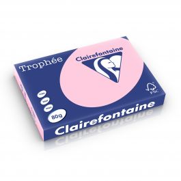 Clairefontaine Trophee pastel basic 80 g/m² roos 1888 297 x 420 mm BL