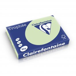 Clairefontaine Trophee pastel 80 g/m² golfgroen 1891 297 x 420 mm BL