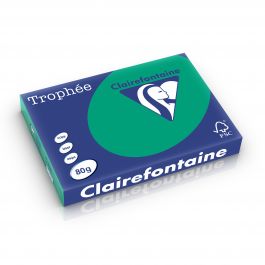 Clairefontaine Trophee intensief dennengroen 80 g/m² 297 x 420 mm BL 1896