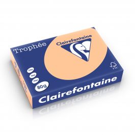 Clairefontaine Trophee pastel 80 g/m² abrikoos 1995 210 x 297 mm LL