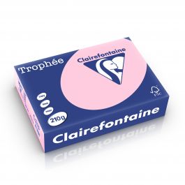 Clairefontaine Trophee pastel 210 g/m² roos 2225 210 x 297 mm LL