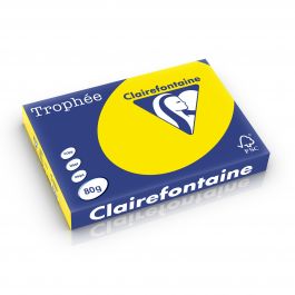 Clairefontaine Trophee fluo 80 g/m² fluo geel 2884 297 x 420 mm BL