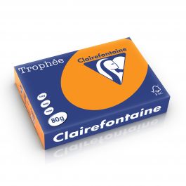 Clairefontaine Trophee fluo 80 g/m² fluo oranje 2978 210 x 297 mm LL