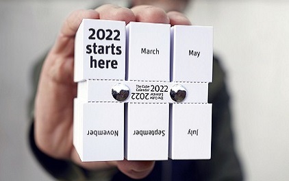 The cube Calendar 2022 The cube Calendar 2022